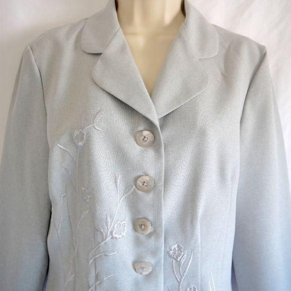 4/$25 Spago “Before Anything Else” Lightweight Short Boxy Blazer Jacket Sz‎ 6